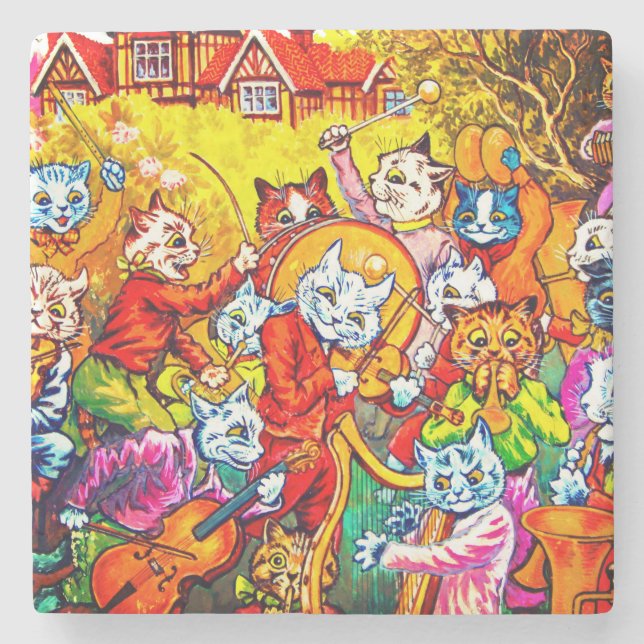 Porta-copo De Pedra Banda Musical de Cat (Frente)