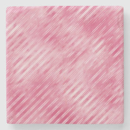 Porta-copo De Pedra Bandas Rosa-Geladas