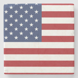 Porta-copo De Pedra Bandeira Americana