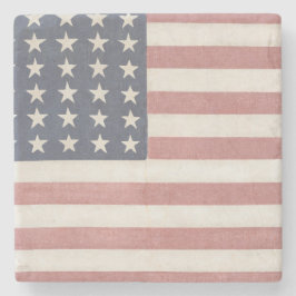 Porta-copo De Pedra Bandeira Americana da americana