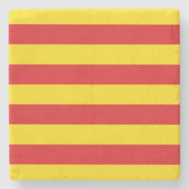 Porta-copo De Pedra Bandeira Catalã