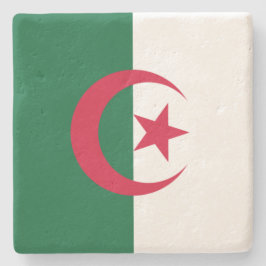 Porta-copo De Pedra Bandeira da Argélia