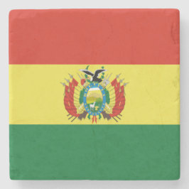 Porta-copo De Pedra Bandeira da Bolívia