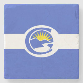 Porta-copo De Pedra Bandeira da Cidade do Centenário (Colorado)