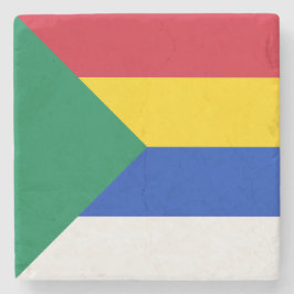 Porta-copo De Pedra Bandeira da Fé Religiosa dos Drusos