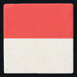 Porta-copo De Pedra Bandeira da Indonésia<br><div class="desc">Bandeira patriótica da Indonésia</div>