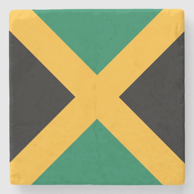 Porta-copo De Pedra bandeira da Jamaica (Frente)