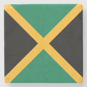 Porta-copo De Pedra bandeira da Jamaica