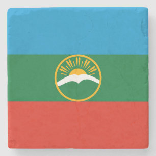 Porta-copo De Pedra Bandeira da Karachay-Circássia