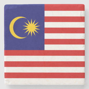 Porta-copo De Pedra Bandeira da Malásia