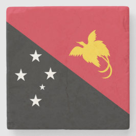 Porta-copo De Pedra Bandeira da Papua-Nova Guiné
