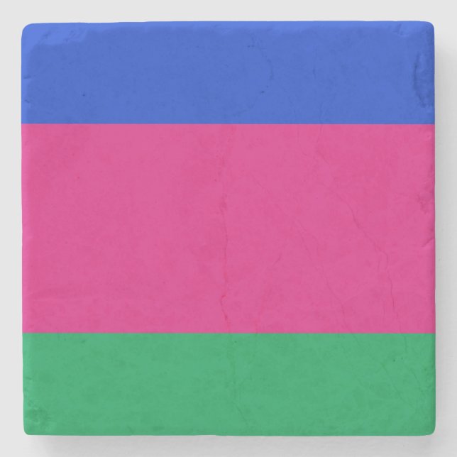 Porta-copo De Pedra Bandeira da República do Kuban (Frente)