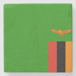 Porta-copo De Pedra Bandeira da Zâmbia