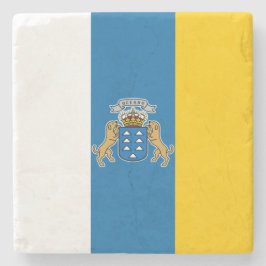 Porta-copo De Pedra Bandeira das Canárias (Canárias) (Canárias, Espanh