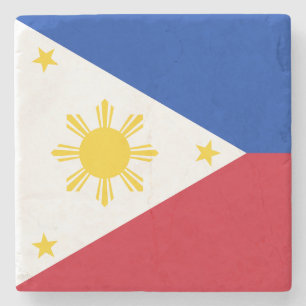 Porta-copo De Pedra Bandeira das Filipinas