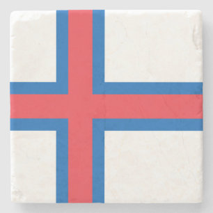 Porta-copo De Pedra Bandeira das Ilhas Faroé
