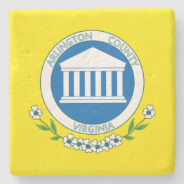 Porta-copo De Pedra Bandeira de Arlington (Virgínia)