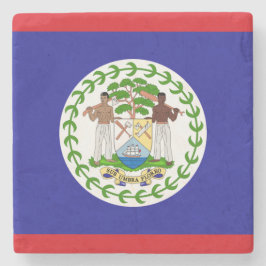Porta-copo De Pedra Bandeira de Belize