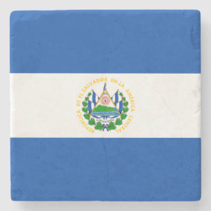 Porta-copo De Pedra Bandeira de El Salvador