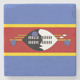 Porta-copo De Pedra Bandeira de Eswatini (Suazilândia)