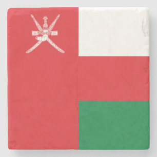 Porta-copo De Pedra Bandeira de Omã