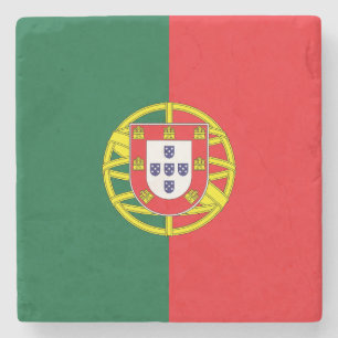 Porta-copo De Pedra Bandeira de Portugal