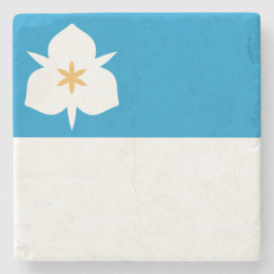 Porta-copo De Pedra Bandeira de Salt Lake City (Utah)