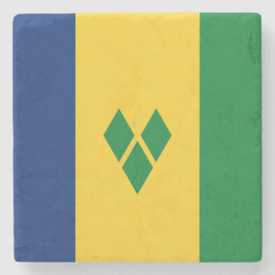 Porta-copo De Pedra Bandeira de São Vicente