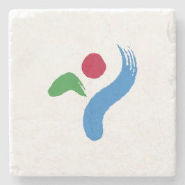 Porta-copo De Pedra Bandeira de Seul (Coreia do Sul)