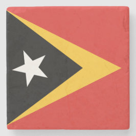 Porta-copo De Pedra Bandeira de Timor-Leste