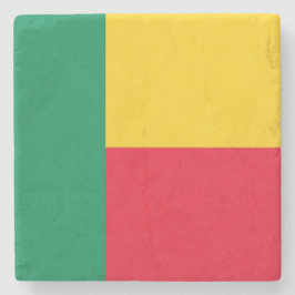 Porta-copo De Pedra Bandeira do Benim (África)