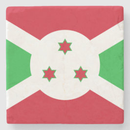 Porta-copo De Pedra Bandeira do Burundi