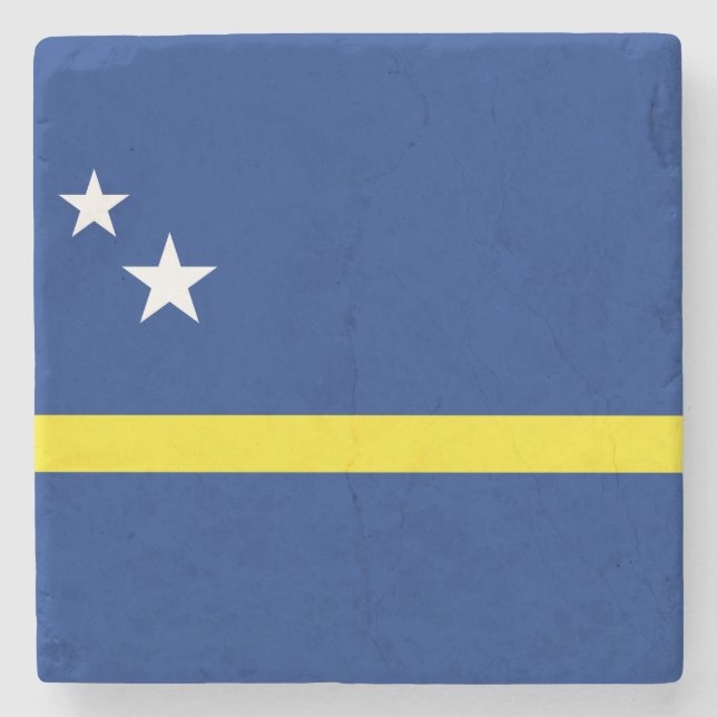 Porta-copo De Pedra Bandeira do Curaçau (Frente)