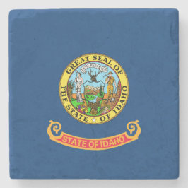 Porta-copo De Pedra Bandeira do Estado de Idaho