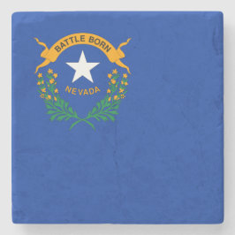 Porta-copo De Pedra Bandeira do Estado de Nevada