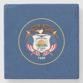 Porta-copo De Pedra Bandeira do Estado de Utah