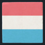 Porta-copo De Pedra Bandeira do Luxemburgo<br><div class="desc">Bandeira Patriótica do Luxemburgo.</div>