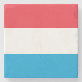 Porta-copo De Pedra Bandeira do Luxemburgo