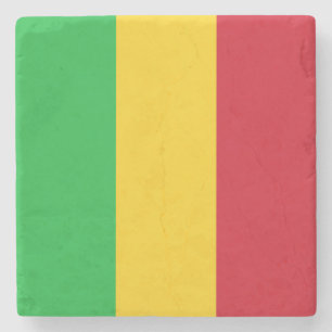 Porta-copo De Pedra Bandeira do Mali