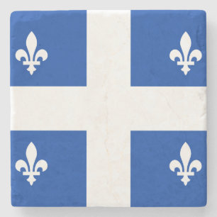 Porta-copo De Pedra Bandeira do Quebec