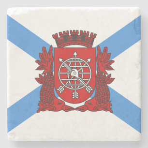 Porta-copo De Pedra Bandeira do Rio de Janeiro (Brasil)