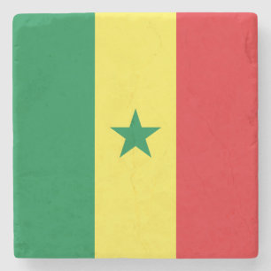 Porta-copo De Pedra Bandeira do Senegal