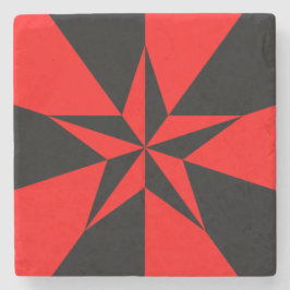 Porta-copo De Pedra Bandeira do Socialismo Libertário
