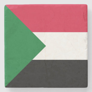 Porta-copo De Pedra Bandeira do Sudão