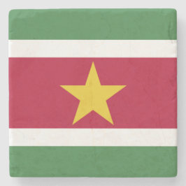 Porta-copo De Pedra Bandeira do Suriname