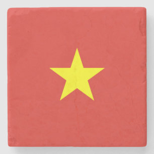 Porta-copo De Pedra Bandeira do Vietname