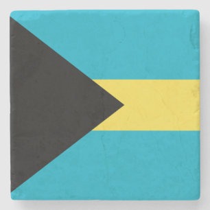 Porta-copo De Pedra Bandeira dos Bahamas