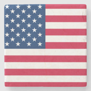 Porta-copo De Pedra Bandeira dos EUA - Estados Unidos da América - Pa