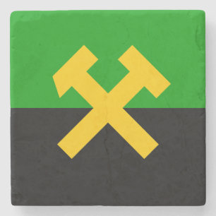 Porta-copo De Pedra Bandeira dos Mineiros e dos Trabalhadores das Mina