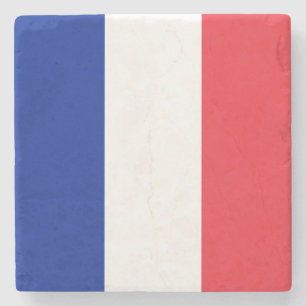 Porta-copo De Pedra Bandeira francesa (França)